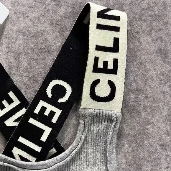 🚩steal authentic Celine Ribbed Gray Apparel - Picture 3 of 4